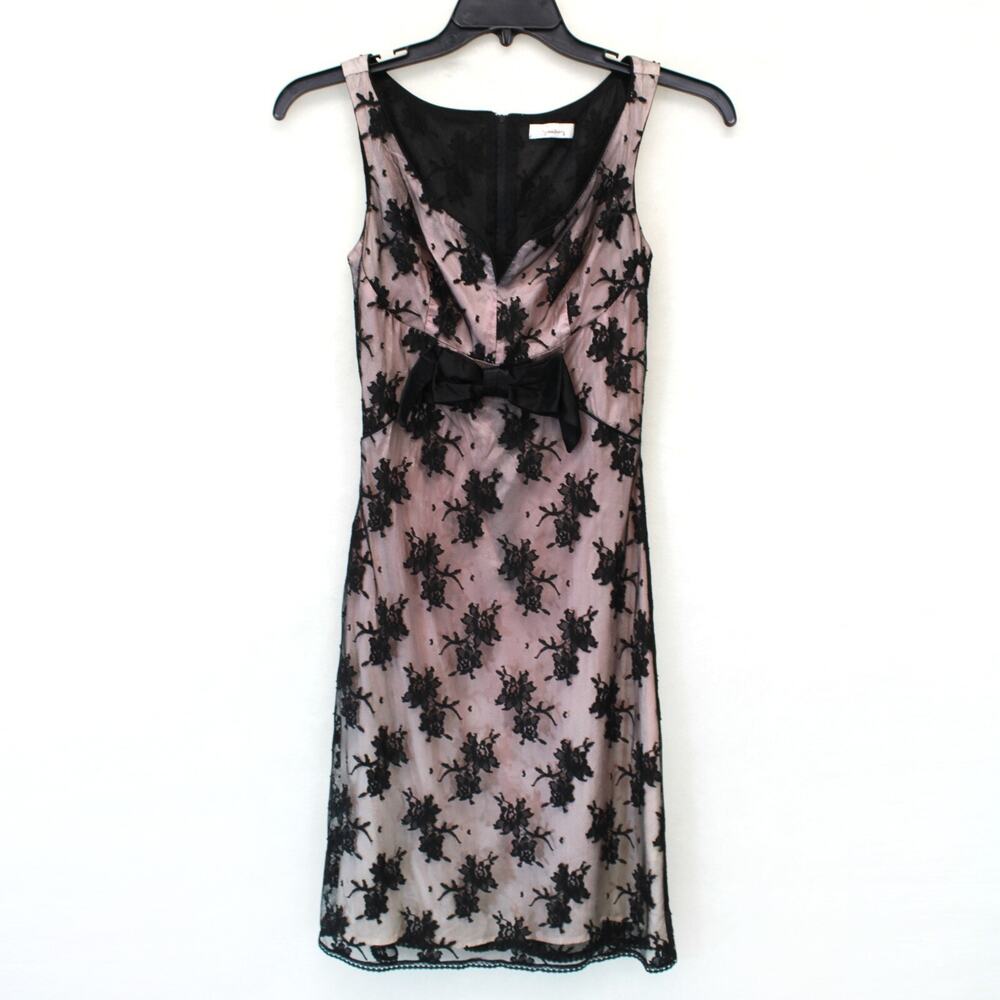 Speechless Black babydoll Lace velvet Bow fairy grunge Dress Size 7/8 USA Y2K